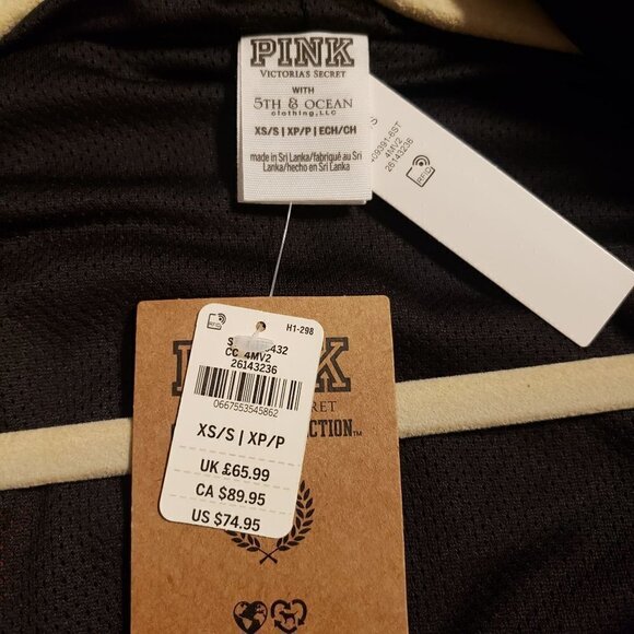 Victoria's Secret Pink ISU Iowa State Cyclone Football Jacket size XS NWT - Picture 13 of 13